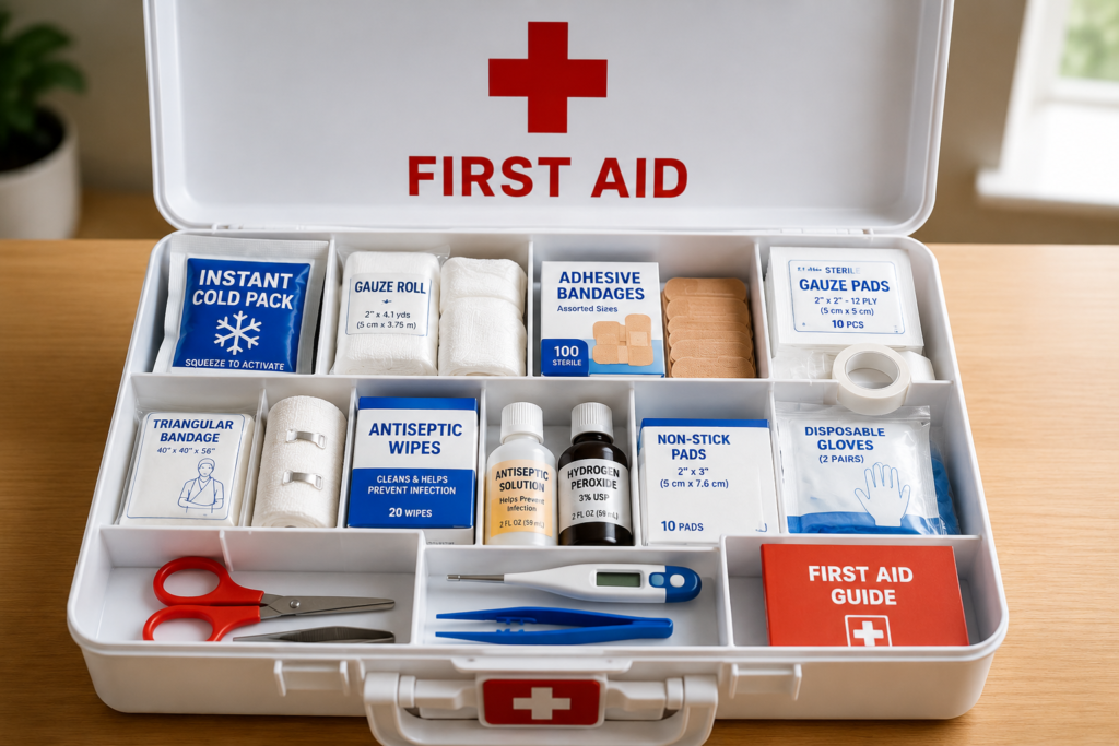 Essential First Aid Kit Checklist for Home