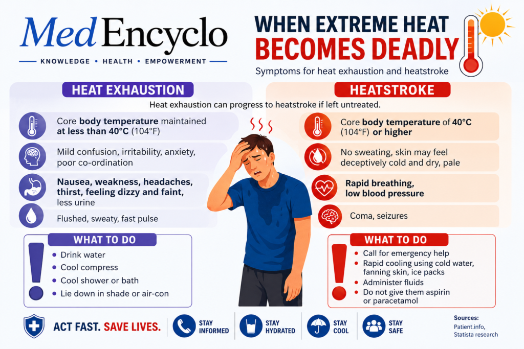 Heatstroke vs Heat Exhaustion
