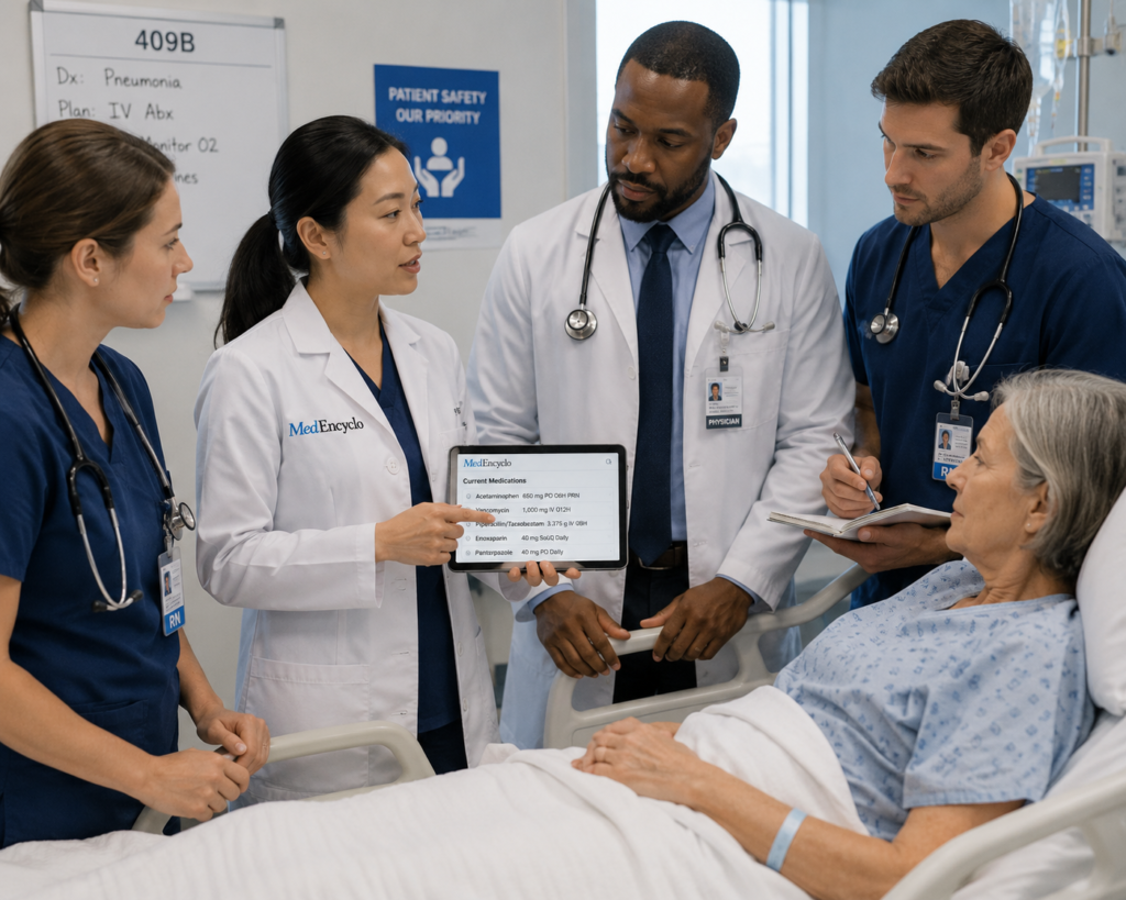Clinical Pharmacist During Ward Round