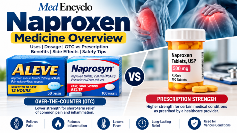 Naproxen: Uses, Dosage, Side Effects, Interactions and Warnings